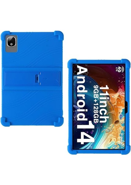 Kılıflar Için Doogee T30E / For Doogee T40 Tablet 11 Inç Yumuşak Silikon Darbeye Dayanıklı Ayarlanabilir Stand Kauçuk Kabuk Koruyucu Kaplamak