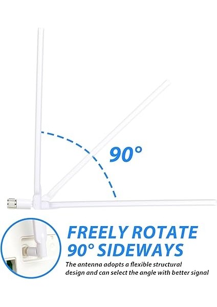 Harici Anten 4g Lte Sma Erkek 10DBI, 2 Adet Wifi Bilgisayar Anteni, Lte Yönlendirici, Modem, Mobil Ağ Geçidi, Kamera, Ev Telefonu, Sinyal Güçlendirici - Beyaz modelleri