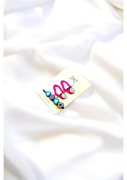 Çocuk Figürlü 4 cm 2 Çıtçıt 1 Adet Tel Toka Seti fiyatları