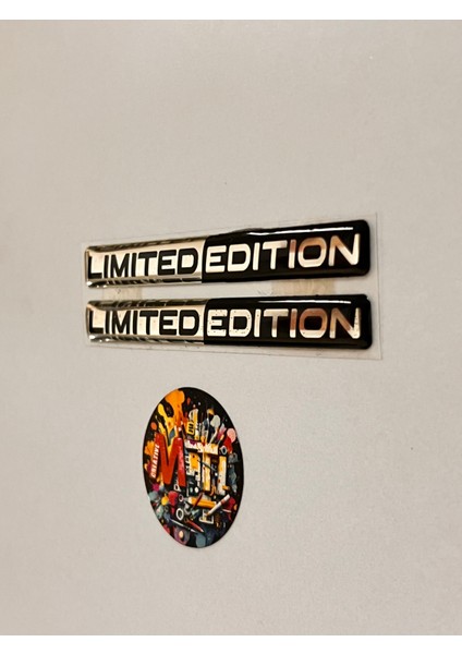 Limited Edition Damla Etiket Silikon 10X1 cm Torpido Bagaj Çamurluk Logo Seti Sticker Ikili Ürün modelleri