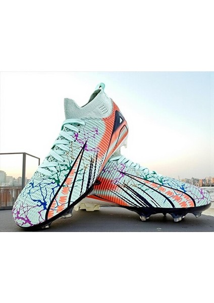 Laliga EA1001 Çocuk - Genç Çoraplı Çim Saha Kramponu Su Yeşili modelleri