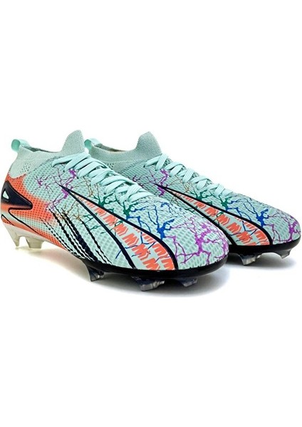 Laliga EA1001 Çocuk - Genç Çoraplı Çim Saha Kramponu Su Yeşili fırsatları