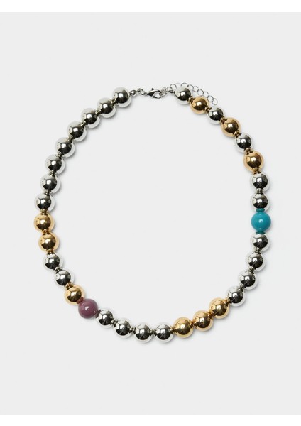 Boncuklu Kısa Kolye