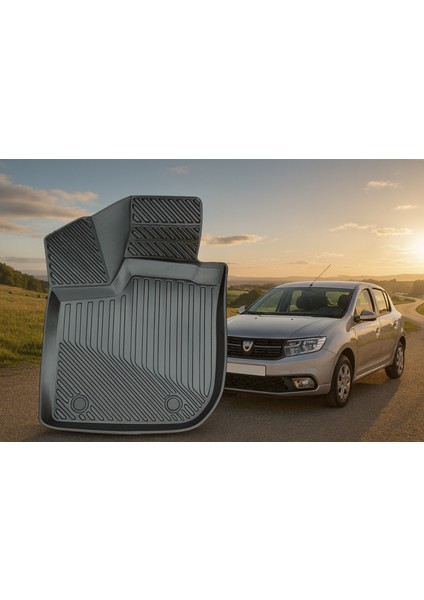 Dacia Sandero 2008-2020 Uyumlu 3D Oto Paspas Premium modelleri