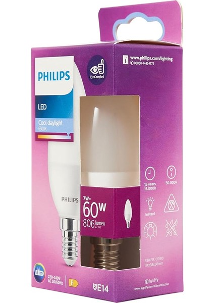 LED 60W B38 E14 Mum Tipi Beyaz Işık Dim Edilmez Ampul fiyatları