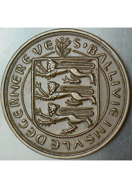 Guernsey 8 Doubles 1956 Bronz 31 Mm. fiyatları