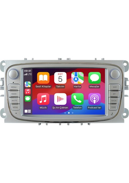 Ford Focus 2 (2007-2011) Android 14 Carplay Navigasyon Multimedya - 4gb Ram 64GB HDD - Gri - CLLG24073 fiyatları