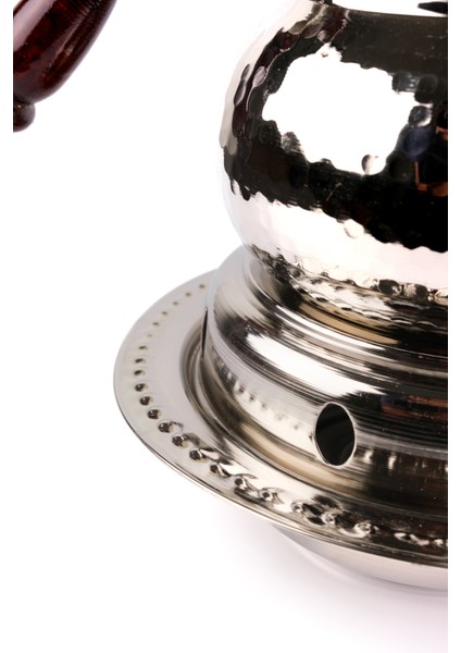 Bakır Ocaklı Çekiç Dövmeli Çaydanlık 0.80 mm Sac, 1.1 Kğ, 2.6 Lt, Orta Boy fırsatları