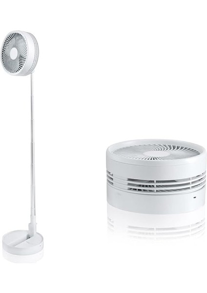 Fold & Cold – Uzatılabilir Mini Vantilatör, Pilli, Güçlü USB Vantilatör, 10 Saat Çalışma Süresi, Esnek Ayaklı ve Masa Vantilatörü, 1 M Yüksekliğe Kadar Uzatılabilir modelleri