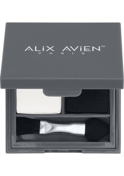 Alıx Avıen Göz Farı - Duo Eyeshadow 201 Pearly White & Black Velvet 3 G fiyatları