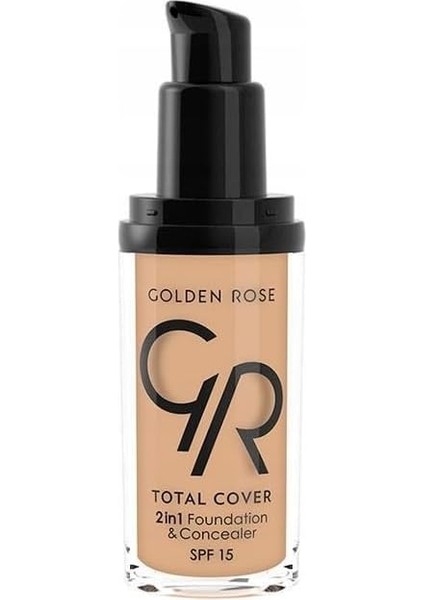 Golden Rose Total Cover 2ın1 Foundation&concealer No:04 - Fondöten modelleri