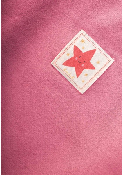 Etiket Detaylı Sweatshirt Takım 1-7 Yaş Mercan modelleri