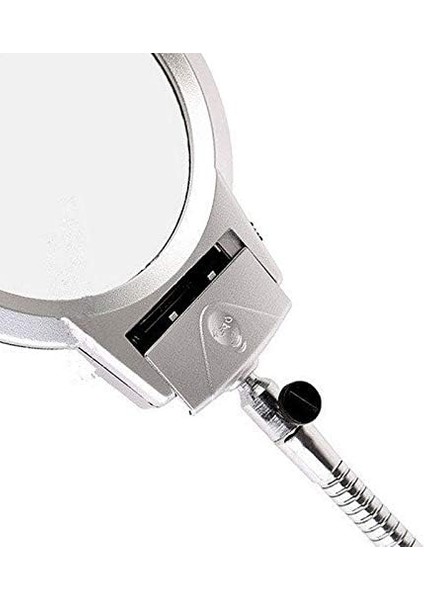 Masaüstü Mandallı Ledli Aydınlatma 5x Büyütme Büyüteç - Model No By7 fırsatları