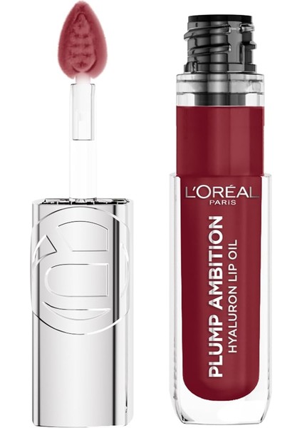Paris Plump Ambition Hyaluron Lip Oil Besleyici ve Nemlendirici Dudak Parlatıcısı - 490 Berry Jolie