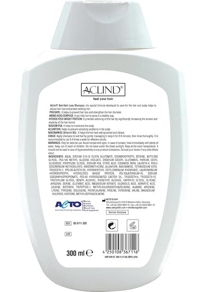 Antı-Haır Loss Shampoo Erkek Saç Bakım Şampuanı (300 Ml) fiyatları