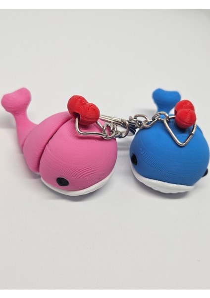 Aysbistudio Mıknatıslı Öpüşen Balık Anahtarlık Çifti – Sevimli Hediyelik Çift Anahtarlık -Sevgililere Özel modelleri