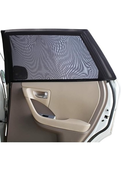 Oto Güneşlik Perde Araba Yan Cam Perdesi Güneş Önleyici Araç Içi Güneşliği Için Sinekliği Koruyucu Örtü Arka Koltuk Perdesi (2 Adet) indirimleri