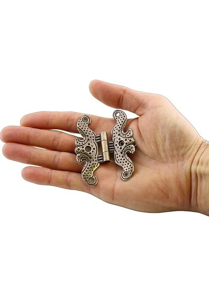 Mobilya Dolap Kapak Hobi Menteşesi Metal Kelebek Menteşe Büyük Antik Sarı 4 Adet fırsatları