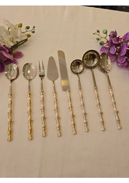 Bambu 8 Parça Servis Seti Gold fiyatları