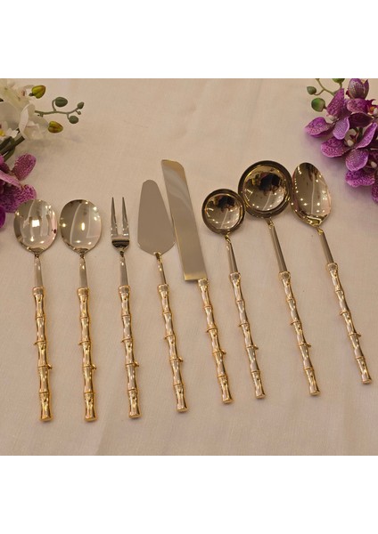 Bambu 8 Parça Servis Seti Gold fırsatları