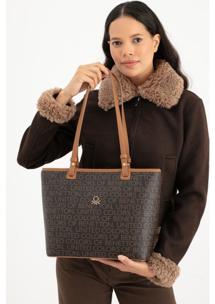 BENETTON KADIN KOL ÇANTASI KAHVE-TABA BNT1646