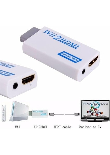 Wii HDMI Hd Tv Kablo Çevirici Dönüştürücü Adaptör modelleri