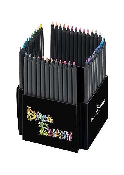 116450 - Renkli Kalemler Blackwood, Black Edition, 50'li Kutu, Parlak Renkler, Yumuşak Çizgili, Siyah Ahşap modelleri