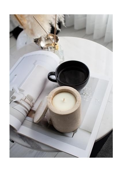 No: 8 Travertine | Mermer Mum modelleri