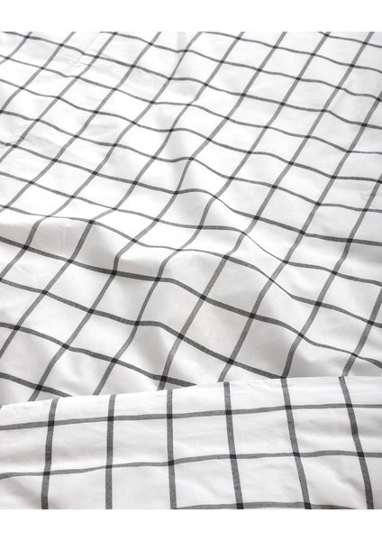 Kare Desenli Çift Kişilik Nevresim Seti 200X220 cm (Çarşafsız) indirimleri
