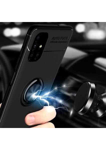 Galaxy M51 Kılıf Nxxa Ravel Silikon Kapak-Siyah-Rose Gold fiyatları