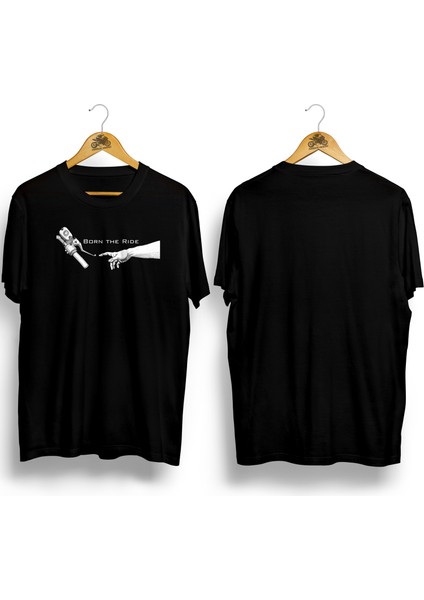 Born The Ride - Motorcu Tasarım T-Shirt