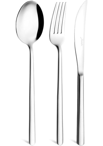 2900 Vannes 18 Parça 6 Kişilik Yemek Çatal Kaşık Bıçak Takımı