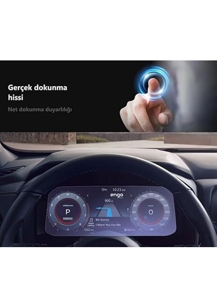 Nissan Qashqai 12.3 Inç Dijital Gösterge Paneli Ile Uyumlu Ekran Koruyucu Nano fırsatları