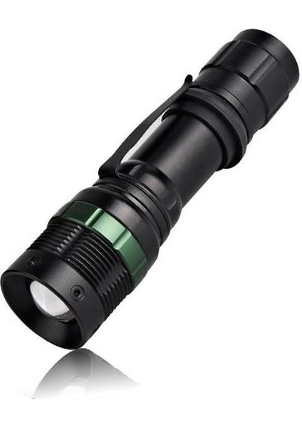 Cree Q5 Uzun Menzil El Feneri - Zoom - Aaa Destekli