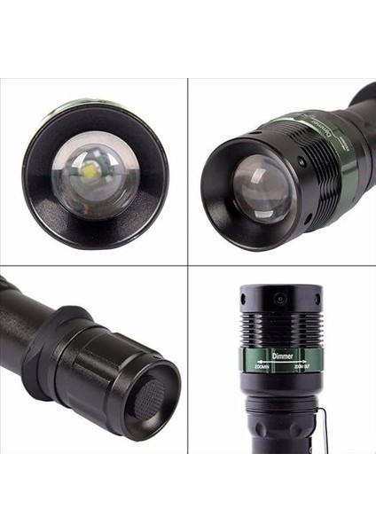 Cree Q5 Uzun Menzil El Feneri - Zoom - Aaa Destekli fırsatları