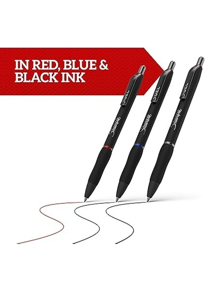 Sharpie S Gel Jel Mürekkepli Kalem, 0.7 Mm, Siyah, Mavi, Kırmızı - 3'lü Bls indirimleri
