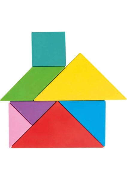 Bfs 03 569 Ahşap Manyetik Tangram - Oyuncak modelleri