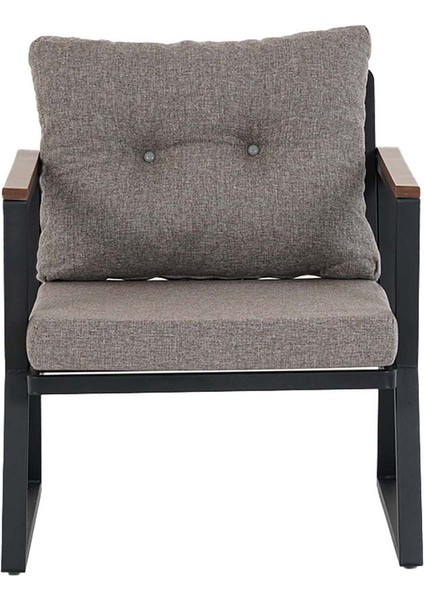 Fabri Tekli Balkon Koltuğu Açık Kahverengi