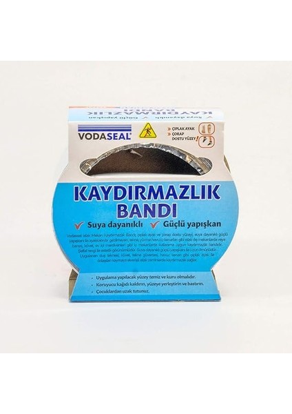 Islak Mekan Kaydırmazlık Bandı, 36MMX2.5, Şeffaf indirimleri