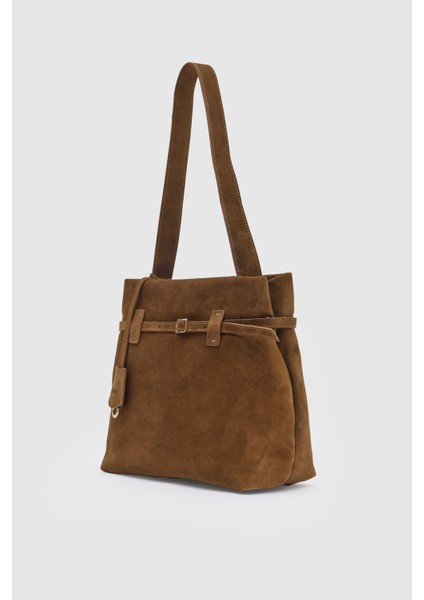 Suvea Vizon Süet Hakiki Deri Omuz Çantası indirimleri