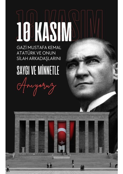 10 Kasım Atatürk'ü Anma Günü Okul Etkinlik Kumaş PANO150X200 cm fırsatları