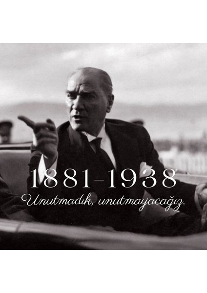 10 Kasım Atatürk'ü Anma Günü Okul Etkinlik Kumaş PANO150X200 cm