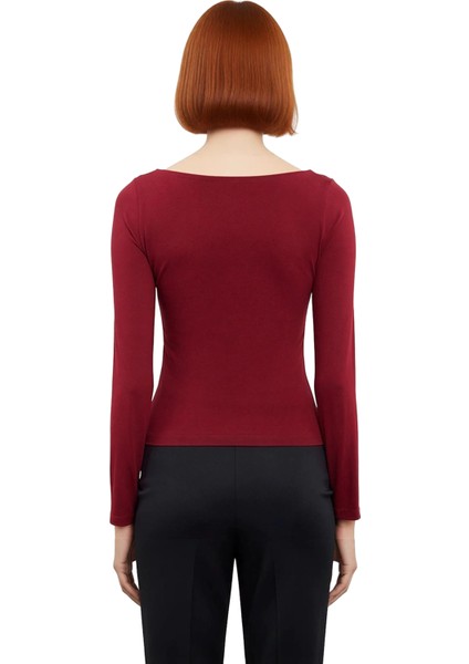 Stil Kadın Fitted Vücuda Oturan Bluz Regular Örme Slim Kalıp fiyatları