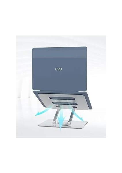 360 Derece Sonsuz Pozisyonda Dönebilen Katlanabilir Metal Alaşımlı Yükseklik ve Açı Ayarlı Kaydırmaz Telefon ve Tablet Standı (Tablet Standı N03) fırsatları