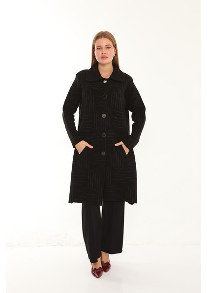 Triko Kaban Yakalı Cepli Desenli fiyatları