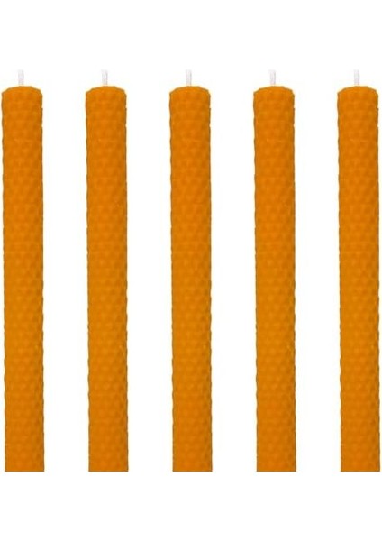 (5 Adet) Şamdan Mumu (21X2CM) Petek Seti Beeswax Bal Mumu Mum Özel Dekoratif Mum fiyatları