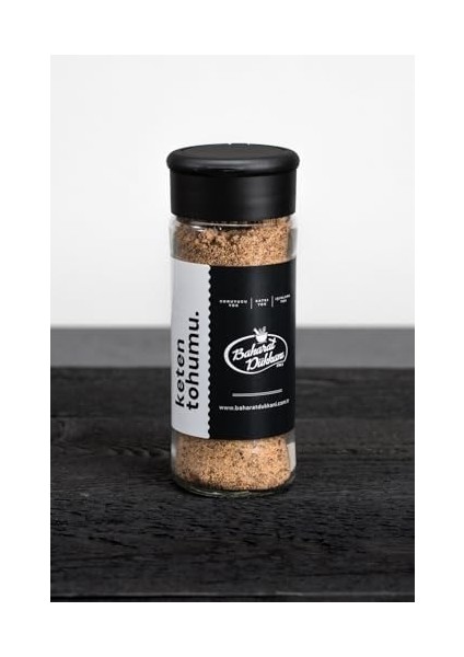 Baharat Dükkanı Keten Tohumu (Öğütülmüş) 45 gr (Cam)