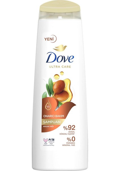 Dove Ultra Care Saç Bakım Şampuanı Onarıcı Bakım Argan Yağı 400 ml modelleri