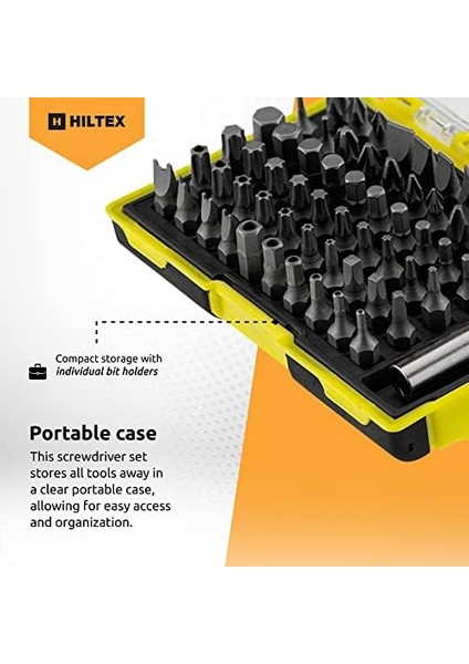 Manyetik Uzatma 10060 Bit Seti, 61 Parça | 1/4 Inç Altıgen Şaft | Cr-V Çelik modelleri