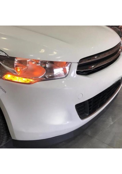 Citroen C Elysee Uyumlu Evrensel 2 Parça Astra H Model Ön Ek Tampon Dili Lip Esnek Karlık